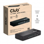 Club3D CSV-1385 4-portų HDMI splitteris 4K 120Hz