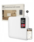 Mill Nematomas i&scaron;manusis WiFi &scaron;ildytuvas PA400WIFI4 Panelinis &scaron;ildytuvas 400 W Tinka patalpoms iki 4-6 m&sup2; Balta IPX4