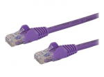 StarTech.com 50cm CAT6 kabelis - violetinis Snagless CAT 6 laidai - 100W RJ45 UTP 650MHz 6 kategorijos tinklo patch cord UL/TIA (N6PATC50CMPL) CAT...