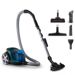 Philips PowerPro Kompakti&scaron;kas beduožių mai&scaron;elis FC9334/09 TriActive ir kietos dangalų antgalis Alergijos filtras su PowerCyclone 5 technologija