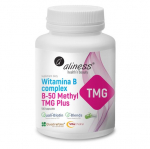ALINESS Vitamin B Complex B-50 Methyl TMG PLUS &ndash; mitybos papildas &ndash; 100 kapsulių