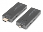 Digitus 4K Belaidis Vaizdo Plėtotojas, 30 m (USB-C - HDMI) DS-55324 Juoda/Sidabrinė
