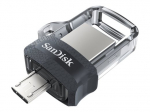 SanDisk Ultra Dual 128GB USB 3.0 / micro USB atmintinė sidabro spalvos