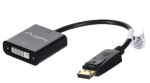 Lanberg AD-0007-BK 0.1m DisplayPort į DVI-D juodas adapteris