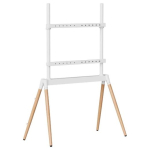 Gembird TVS-86F-01-W TV stovas ant grindų 55" - 86" / baltas