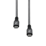 USB4 Kabelis Gen. 3x2 40Gbps 100W 0.5M