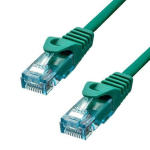 CAT6A U/UTP CU LSZH Ethernet kabelis Žalias 3m