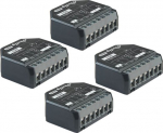 4 Shelly 2PM Gen4 Zigbee/Matter valdiklių rinkinys