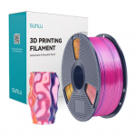 Sunlu PLA+ Silk trijų spalvų siūlas (raudona, geltona ir mėlyna)