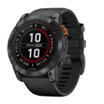 Garmin fēnix 7X Pro 3,56 cm (1,4") MIP 51 mm Digital 280 x 280 pikselių jutiklinis ekranas Pilkas Wi-Fi GPS (pagal satitus)