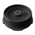 AeroPress Flow Control Filter Cap Kavos aparato dangtelis Juodas