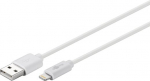 Goobay Lightning kabelis 1m Baltas MFi