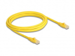 DeLOCK CAT 6a neapsaugotas sukta pora (UTP) 3m geltonas kabelis