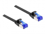 DeLOCK CAT 6a U/FTP 25cm &scaron;virk&scaron;tinis kabelis juodas
