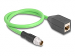 DeLOCK SF/UTP 50cm žalias tinklo adapterio kabelis