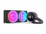 NZXT Kraken Elite 240 RGB Vėdinimo Sistema 1-paktas Juodas 2 x 120 mm