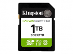 Kingston Canvas Select Plus 1TB SDXC UHS-I atminties kortelė, 150MB/s