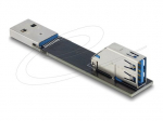 Delock USB adapteris sidabrinis