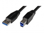 StarTech.com 5m aktyvus USB 3.0 USB-A iki USB-B kabelis - USB 3.1 Gen 1 (5 Gbps) - USB A iki B kabelis - 5m Juodas