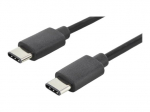 ASSMANN USB Type-C kabelis 1m Juodas