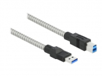 Delock USB kabelis 1m - Sidabrinis