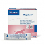 VIRBAC Megaderm riebalinės rūg&scaron;tys, palaikančios odą ir kailį - papildai &scaron;unims - 28x8 ml