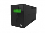 Green Cell UPS01LCD nepertraukiamas maitinimo &scaron;altinis (UPS) Linijai-interaktyvus 0.6 kVA 360 W 2 AC lizdas(-ai)