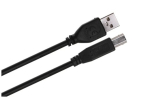 Gembird 3m USB 2.0 A/B M USB kabelis Juodas