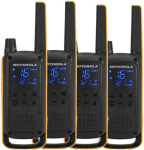 Motorola Talkabout T82 Extreme keturių kanalų dviejų krypčių radijo 16 kanalų Juodas, Oranžinis