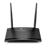 TP-Link TL-MR100 4G vieno dažnio belaidys mar&scaron;rutizatorius Fast Ethernet juodas