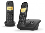 Gigaset A270A Duo belaidis telefonas be skambintojo ID juodas