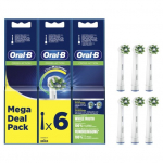 Oral-B Pro Cross Action &scaron;epetėlio galvutės Baltos, 6 vnt.