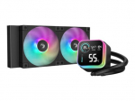 Deepcool LQ240 vandens au&scaron;intuvas 1-paktas Juodas 120 mm