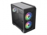 Thermaltake View 51 TG ARGB bok&scaron;tas ATX be maitinimo juodojo