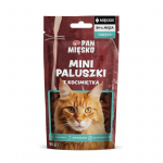 PAN MIĘSKO Mini Duck Sticks su kačių žolelių saldainiais - 50g