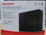 SALE OUT. Sharp AQUOS Wireless Surround Subwoofer Sharp AQUOS Surround Subwoofer CP-AWS0101 Wi-Fi DAMAGED PACKAGING Wireless connection