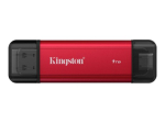 Kingston Dual Portable SSD &ndash; 1 TB &ndash; USB 3.2 Gen 2 &ndash; Raudona