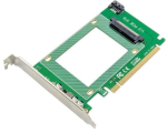 PCIe X16 U.2 SFF8639 SSD adapterinė kortelė