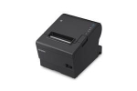 TM-T88VII USB, Ethernet, PoweredUSB, Black, No Power