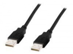 ASSMANN USB kabelis 1m Juodas
