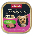 ANIMONDA Vom Feinsten Adult Mini Jautiena, antis ir oregano - &scaron;lunus &scaron;unų maistas - 100g