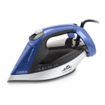 ETA Steam Iron ETA227690000 Chloe Steam Iron 2600 W Water tank capacity 350 ml Continuous steam 40 g/min Silver/Blue