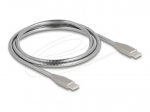 Delock USB Type-C Kabelis 1m Sidabrinis