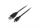 StarTech.com 1m Mini USB 2.0 kabelis A iki Mini B - 1m Juodas