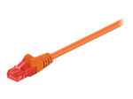 Goobay 1m CAT 6 U/UTP CCA oranžinė Ethernet kabelis