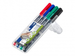 STAEDTLER Lumocolor 318 ry&scaron;kintojas Juodas Mėlyna Rožinta Raudona