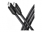 AXAGON 1.5m USB Type-C kabelis BUCM3-CM15AB juodas