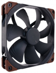 Noctua NF-A14 INDUSTRIALPPC-2000 PWM Kompiuterio korpuso ventiliatorius 14 cm Juoda, Ruda 1 vnt.