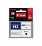 Activejet AH-652BR ra&scaron;alas (pakaitalas HP 652 F6V25AE; Premium; 20 ml; juodas)