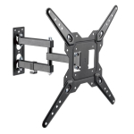 Maclean TV arba monitoriaus montavimas, universalus, maksimalus VESA 400x400, 23-55'' 30kg, juodas, MC-701N